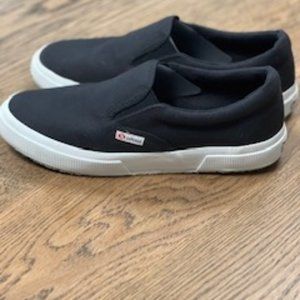 Superga Slip-On Black Sneakers - Size 41 (9.5 US)